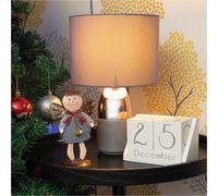 Netagon Festive Metal Christmas Angel Ornament- Grey