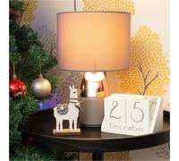 Netagon Festive Wooden Standing Alpaca Christmas Ornament