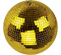 Netagon Fxlab Party Event Festive Christmas Gold Disco Mirror Ball 300mm