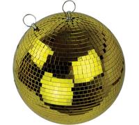 Netagon Fxlab Party Event Festive Christmas Gold Disco Mirror Ball 500mm