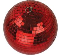 Netagon Fxlab Party Event Festive Christmas Red Disco Mirror Ball 300mm