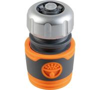 Netagon Garden Outdoor 1/2 Inch Hose Connector With Water Stop Feature