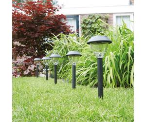 Netagon Garden Outdoor Led Solar Powered Kodiak Post Light - 2 Pack