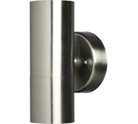 Netagon Garden Outdoor Porch Garage Eden 230V Wall Light In Stainless Steel