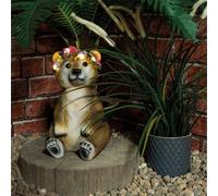 Netagon Garden Outdoor Solar Powered Light Up Animal Bear Ornament Gnome Decoration Gift