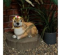 Netagon Garden Outdoor Solar Powered Light Up Animal Rabbit Ornament Gnome Decoration