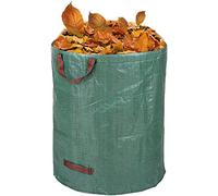 Netagon Green Heavy Duty Collapsible Reusable Outdoor Garden Waste Bag Disposal Bin Carrier | Large Sizes (135 L)