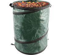 Netagon Green Heavy Duty Collapsible Reusable Outdoor Garden Waste Bag Disposal Bin Carrier | Large Sizes (73 L)