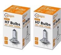 Netagon H7 Headlight Bulb - X2 H7 477 Car Headlight Bulb, 12V 55W Headlight Bulbs Light Bulbs, Dipped Headlamp Halogen Bulb PX26D Base Headlight Bulbs - TWIN PACK