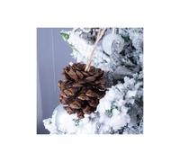 Netagon Hanging Pine Cone Decoration - Pack of 6 in Brown Netagon Brown