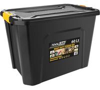 Netagon Heavy Duty Polypropylene 60 Litre Storage Box With Clip On Lid
