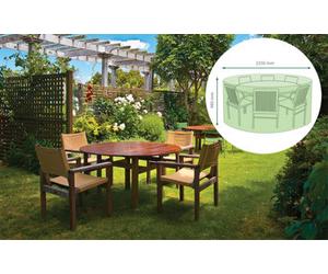 Netagon Home Garden Outdoor Water Resistant Large Round Patio Set Cover Protector