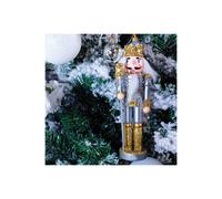 Netagon Home Indoor Nutcracker Christmas Tree Ornament Decoration in Gold Netagon Gold