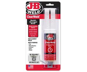 Netagon J-B Weld Clearweld Epoxy Syringe