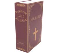 Netagon Key Lock Bible Book Hidden Cash Document Valuables Safe Box