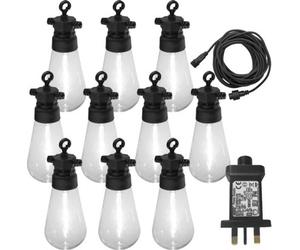 Netagon Luxform Lighting Hawaii 24V 10 Pack Festoon Lights With Warm White Bulbs