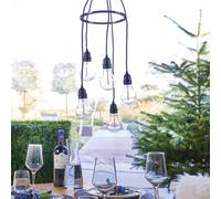 Netagon Luxform Lighting Hubble Battery Powered Pendant 5 X Hanging Lights With 24 Hour Timer