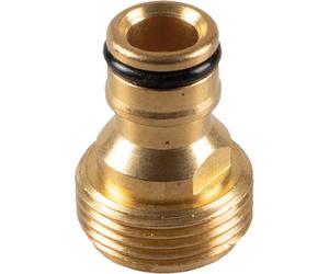 Netagon Male Threaded Tap Garden Hose Adaptor In Brass