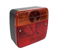 Netagon MAYPOLE NEW MODEL PAIR (2X) MP17B RADEX SQUARE COMBINATION LAMP, STANDARD FIT ON MAYPOLE REAR TRAILER BOARDS - REAR TRAILER LIGHTS