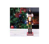 Netagon Nutcracker with Drum Christmas Decoration in Green Netagon Green