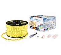 Netagon Outdoor Festive Static Led 45M Rope Lights Kit With Wiring Accessories- Yellow