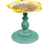 Netagon Outdoor Garden Free Standing Weatherproof Pedestal Style Bird Bath Ornament
