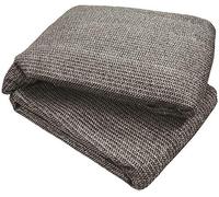 Netagon Outdoor Garden Weaved Mat Matting Awning Carpet Ground Covering Groundsheet | Weatherproof & Breathable, Safe on all Grass | Anthracite & Grey (2.5 x 5m)