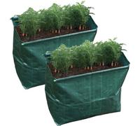 Netagon Pack Of 2 49L Garden Outdoor Durable Carrot Vegatable Planting Planter Grow Bag