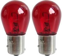 Netagon S567R X 2 PR21/5W Auto Brake & Tail Light Red 12V 21/5W BAW15D 150°Offset Staggered Pin Dual Contact/Filaments S25 Bulb Plug and Play 2Pcs