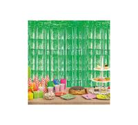 Netagon Shimmer Tinsel Curtain 3M x 1M Green Netagon Green