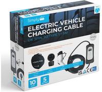 Netagon Simply Auto Electric Vehicle Fast-Charging With Lightweight, Durable And Flexable Cable - Uk 3 Pin To Type 1-5M