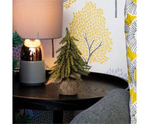 Netagon St Helens Home And Garden Decorative Gold Finish Mini Christmas Tree In Hessian Bag