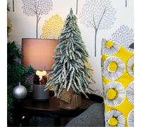 Netagon St Helens Home And Garden Decorative Snow Topped Mini Christmas Tree In Hessian Bag