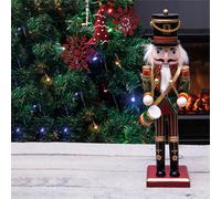 Netagon St Helens Home And Garden Nutcracker With Drum Christmas Decoration Ornament