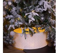 Netagon St Helens Home And Garden Rattan Style Red Tree Skirt