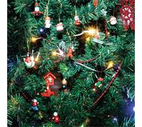 Netagon St Helens Home And Garden Wooden Christmas Hanging Decorations - Pack Of 20