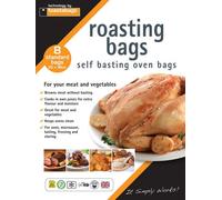 Netagon Toastabags Self Basting Oven Liner Meat Vegatables Roasting Bags- 8 Pack