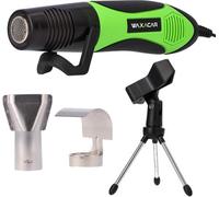 Netagon Waxacar Mini Heat Gun Adjustable Temp With 2 Nozzles, Support Bracket & Bag