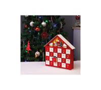Netagon Wooden Advent Calendar in Red Netagon Red