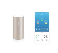 Netatmo Additional Indoor Module for Netatmo Weather Station, Monitoring Temperature, Humidity and Air Quality (CO2), NIM-S-WW, Accessory, Sand