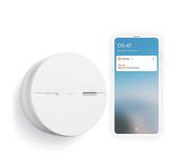 Netatmo Smart Smoke Alarm, 10-Years Battery life, Connected Smoke, Self-Testing, No Hub Necessary, Conforms to EN14604, NSA-UK