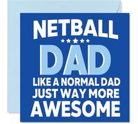 Netball Birthday Card for Dad, Awesome Dad Sports