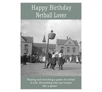 Netball Happy Birthday Card