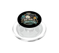 NETBALL PASS FLOW Ball Movement to the Hoop PopSockets PopGrip for MagSafe
