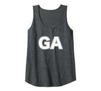 Netball Position Training Vest for Goal Attack Player GA Tank Top, Women, Dark Heather Grey, XX-Large
