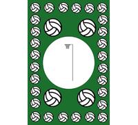 Netball Team Planner: Green And White 6x9 Coach Session Matchbook Notebook Player Score Sheets Pad With Tactics Board Note Sections