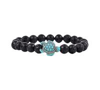[Netbiio] Fashionable Whale Turtle Elastic Fit Georgia Aquarium Jewelry Accessories Turtle Beads for Men and Women