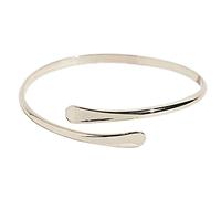 [Netbiio] Metal Adjustable Wrist Band Punk Metal Coiled Adjustable Upper Arm Cuff Flexible Medusa Halloween Gold Bangle Jewelry Making