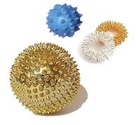 NETCLUB Accupressure Magnetic Ball Massaging for Palm/Hand with Sujok ball 2 finger Rings fitness kit pain & stress relief body care massager