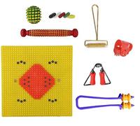 NETCLUB Accupressure Tools Kit Combo with Power Mat finger care kit home gym yoga mat mini kit tummy trimmer mini kit home gym pain relief body Massager